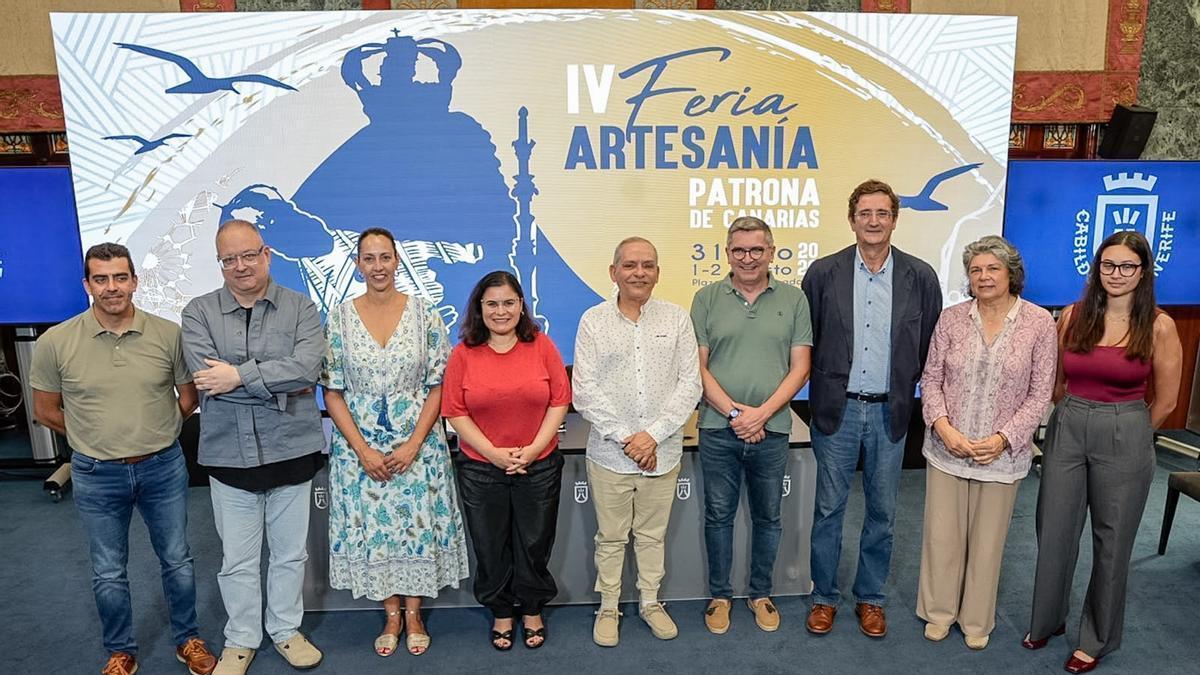 Presentación de la feria de artesanía 'Patrona de Canarias'.
