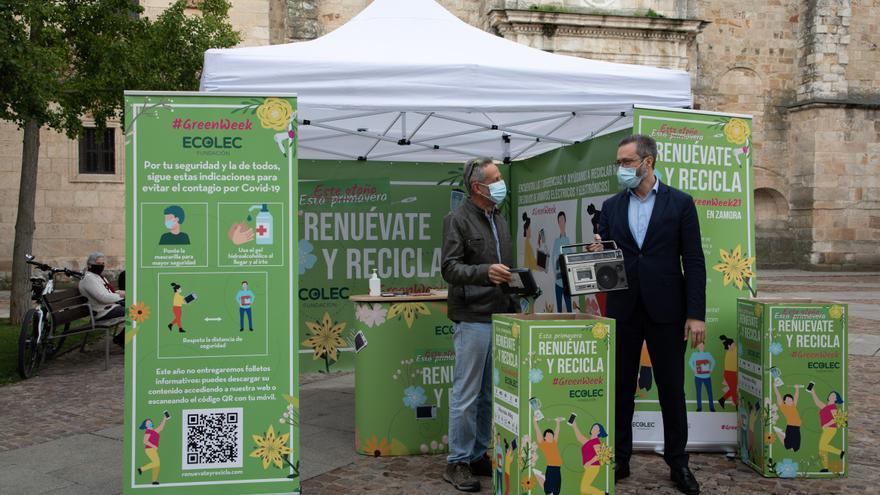 Zamora apuesta por el reciclaje de pequeños aparatos eléctricos