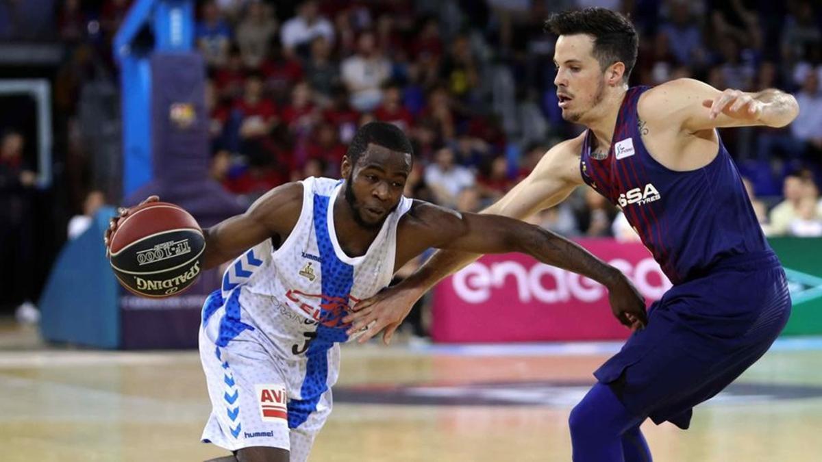 Chery ante Heurtel durante el Barça Lassa-Gipuzkoa