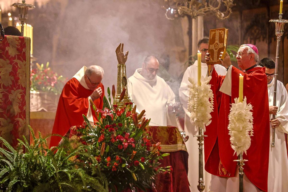 Misa festividad de Sant Sebastià en la Seu