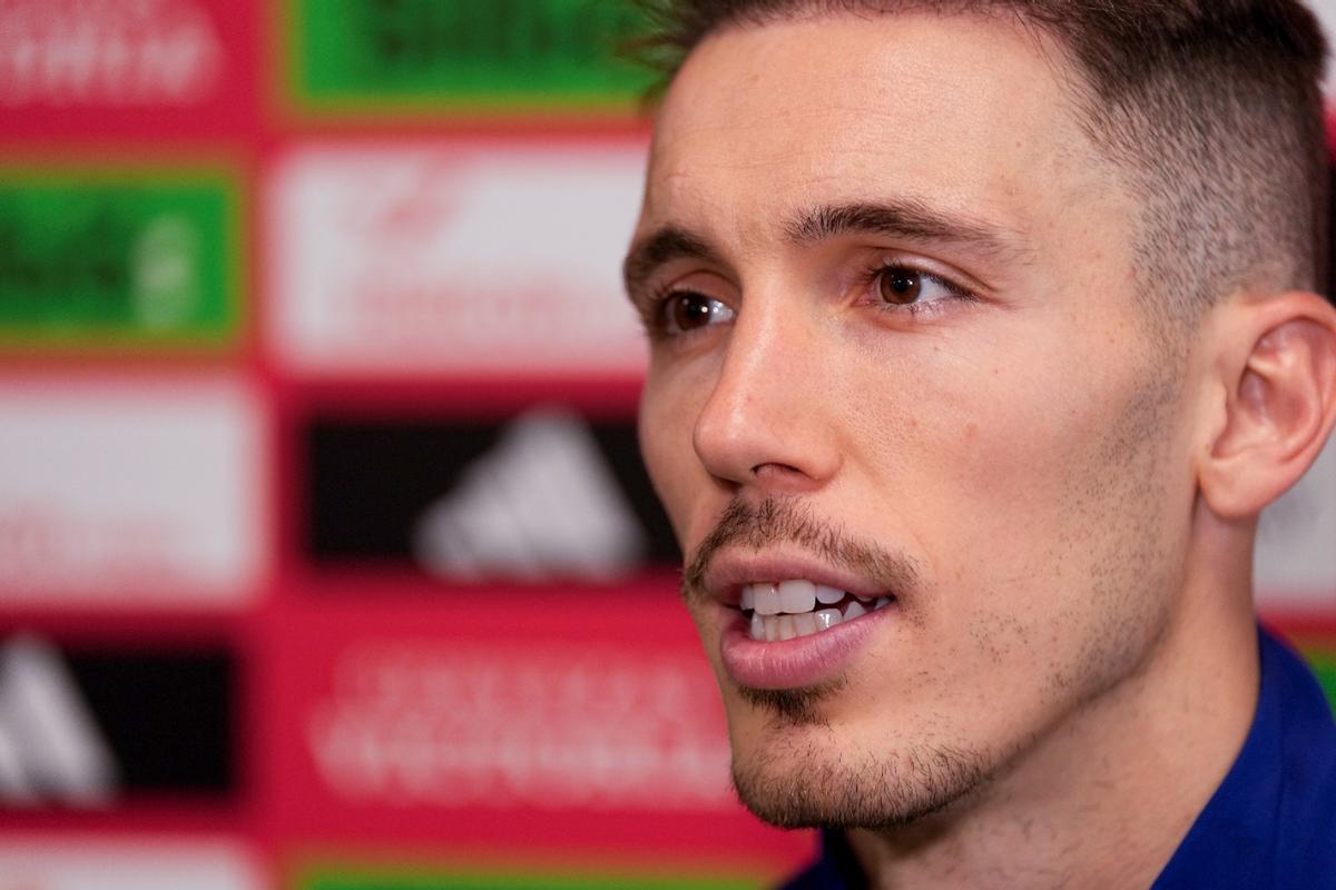 Alejandro Grimaldo, futbolista de la selección española.
