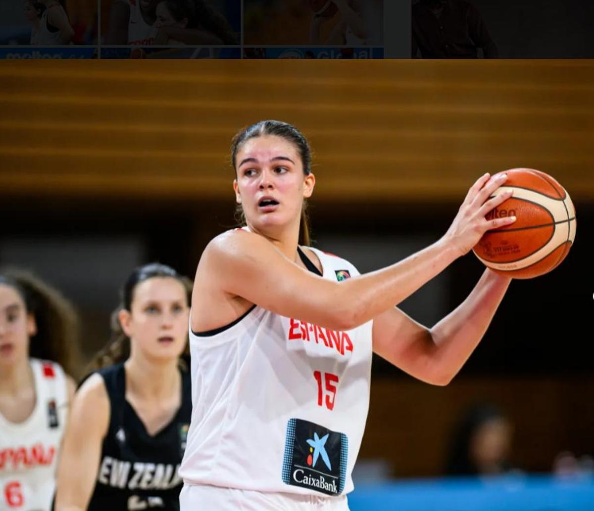 Amelia Alonso, de nuevo imparable cerca del aro.