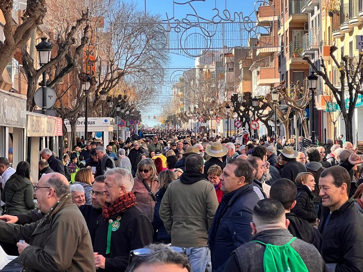 Las calles están a rebosar.