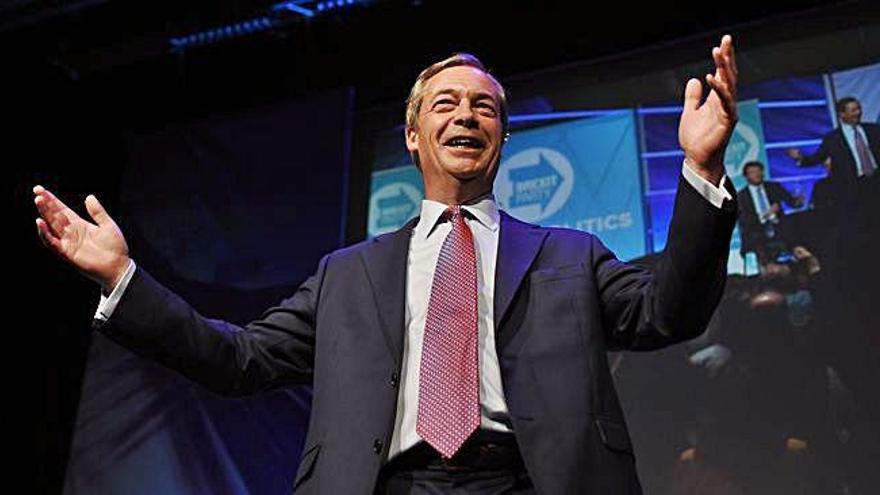 Farage lidera el partit que podria guanyar les eleccions europees al Regne Unit.