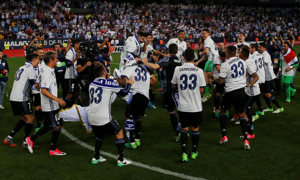 El Reial Madrid guanya la Lliga a Màlaga (0-2)