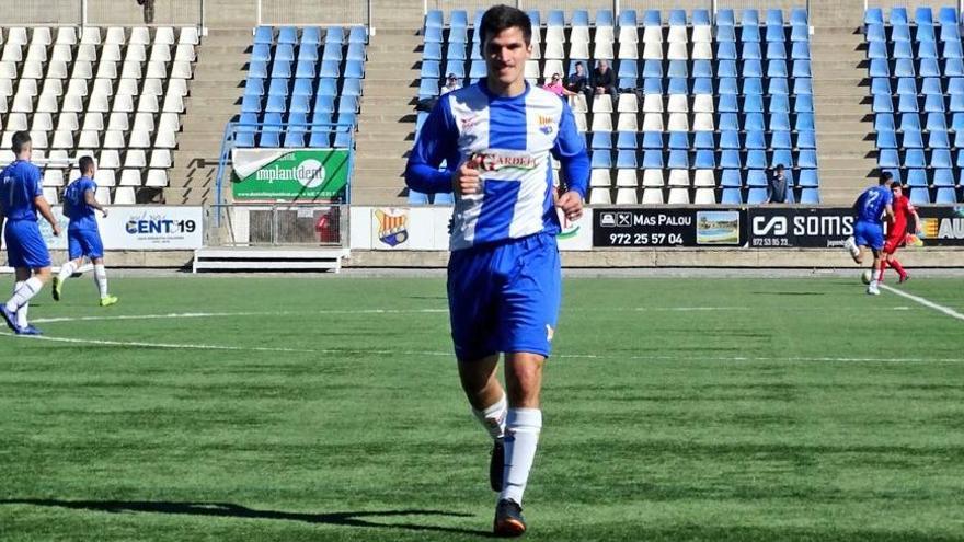 El futbolista del Figueres, Carlos Treviño