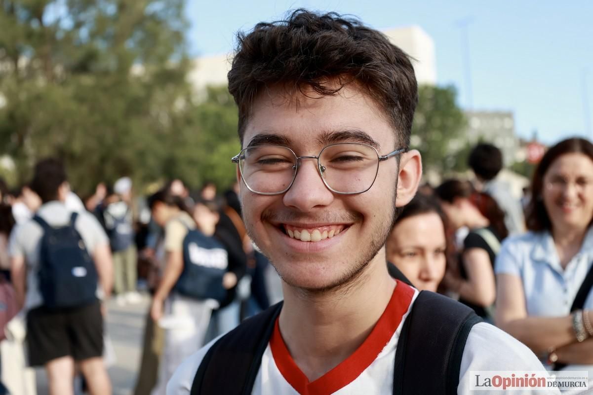 Primera jornada de la PAU en el campus de Espinardo