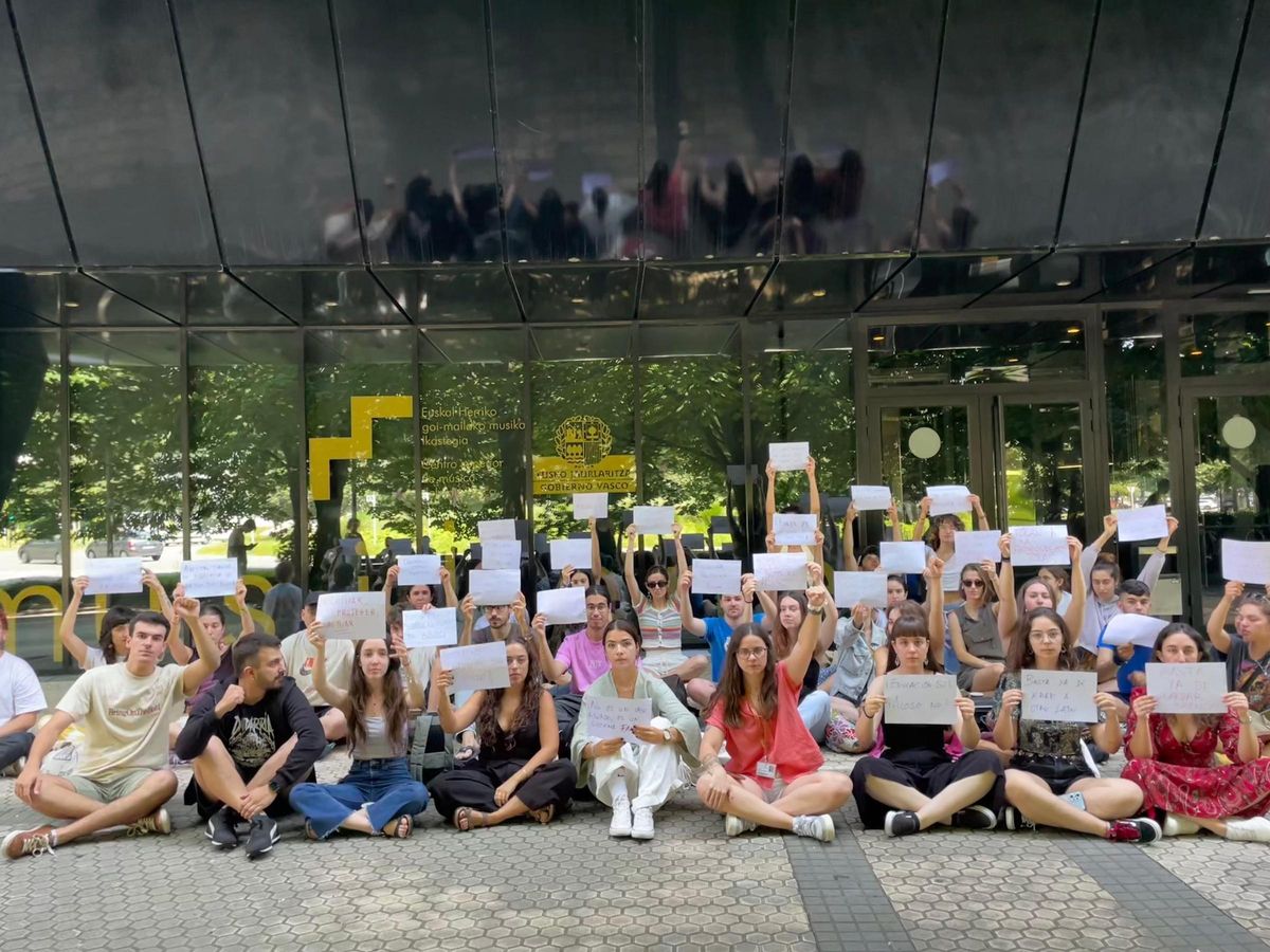 Los estudiantes del conservatorio de San Sebastián