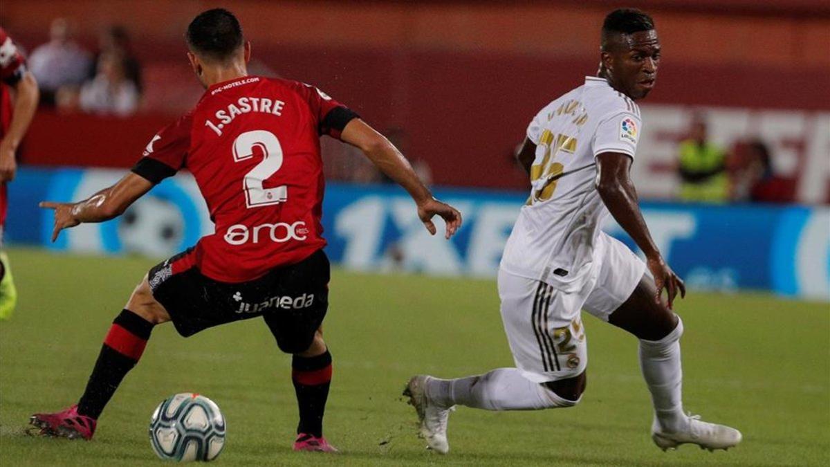 Vinicius fue el jugador del Real Madrid más incisivo en Mallorca