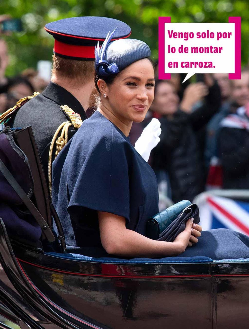 Meghan Markle durante su vuelta a la vida pública tras el nacimiento de Archie