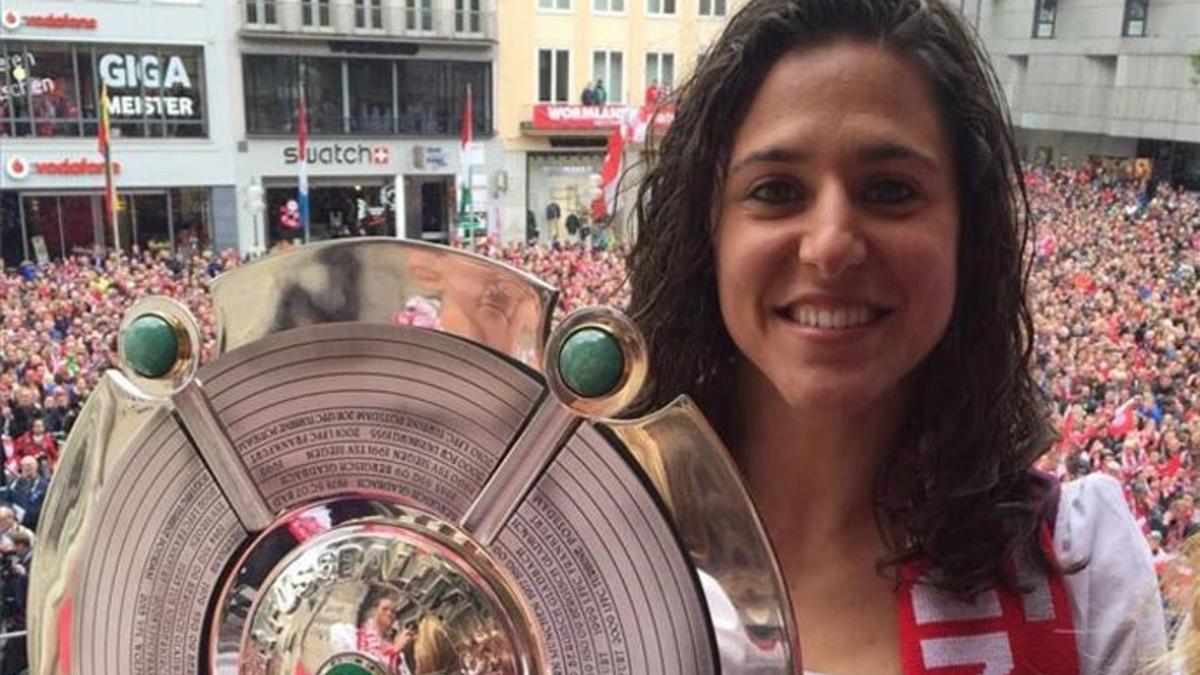 Vero Boquete ganó la Bundesliga con el Bayern femenino