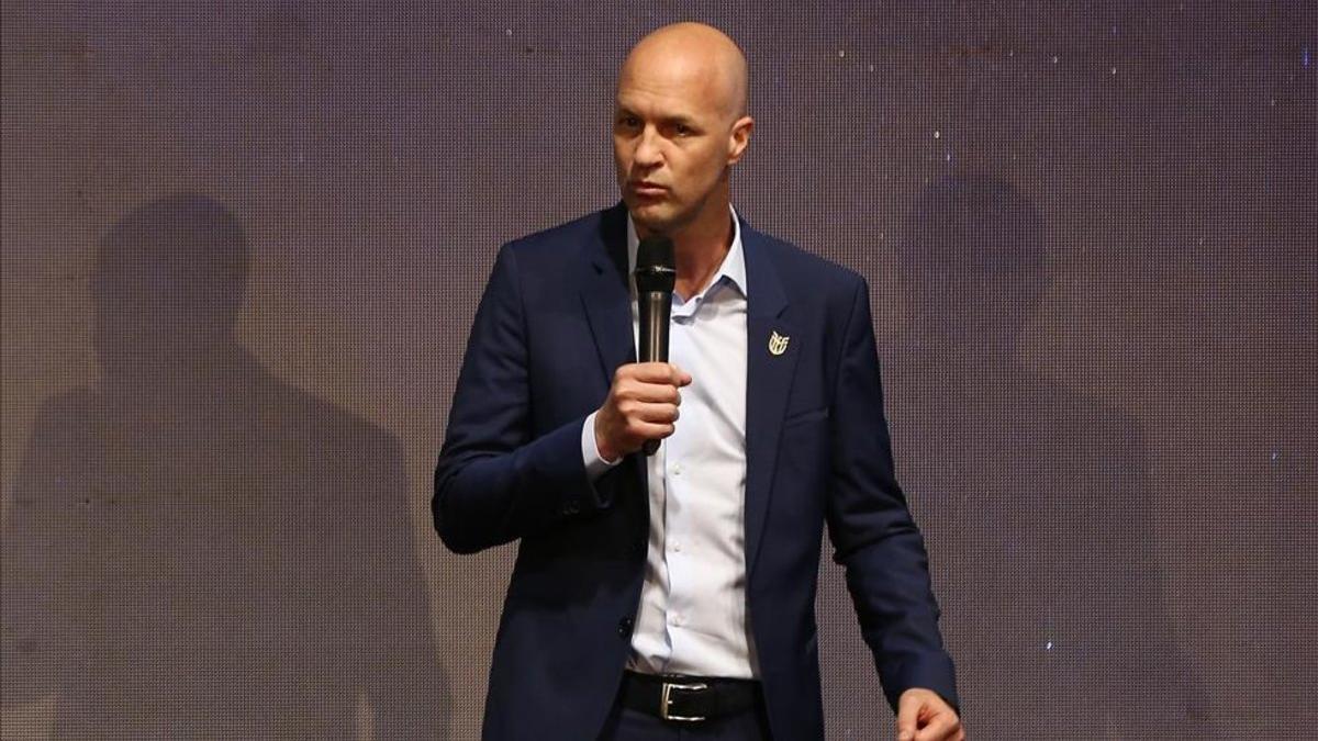 Jordi Cruyff, seleccionador de Ecuador