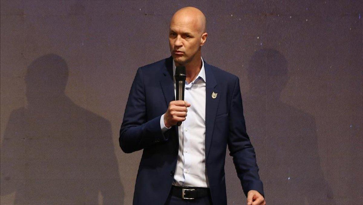 Jordi Cruyff, seleccionador de Ecuador