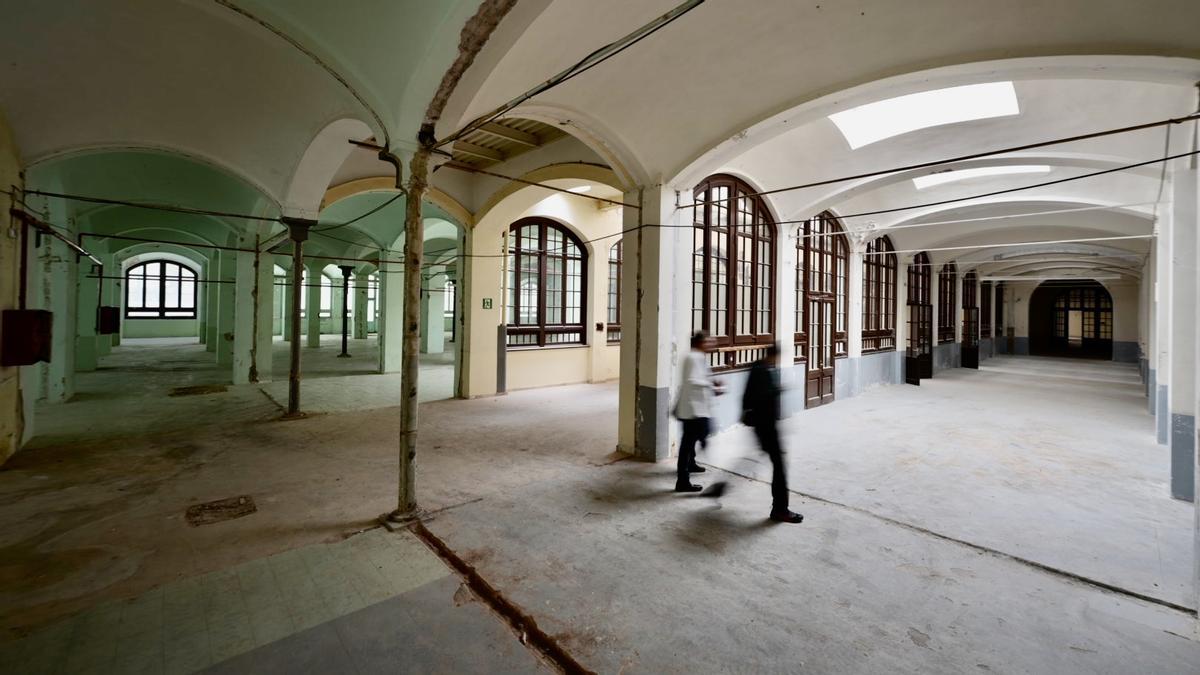Los semisótanos de 'volta catalana' que levantó Guastavino antes de dejar España.