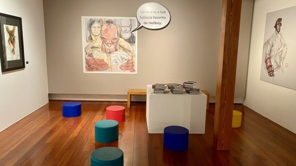 Exposición sobre Goya y Hellboy en Afundación