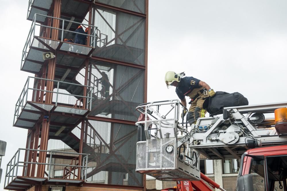 Nuevos bomberos de Oviedo