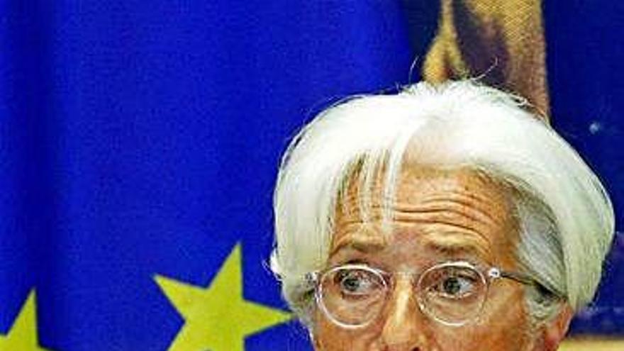 Christine Lagarde, en el Parlamento Europeo.