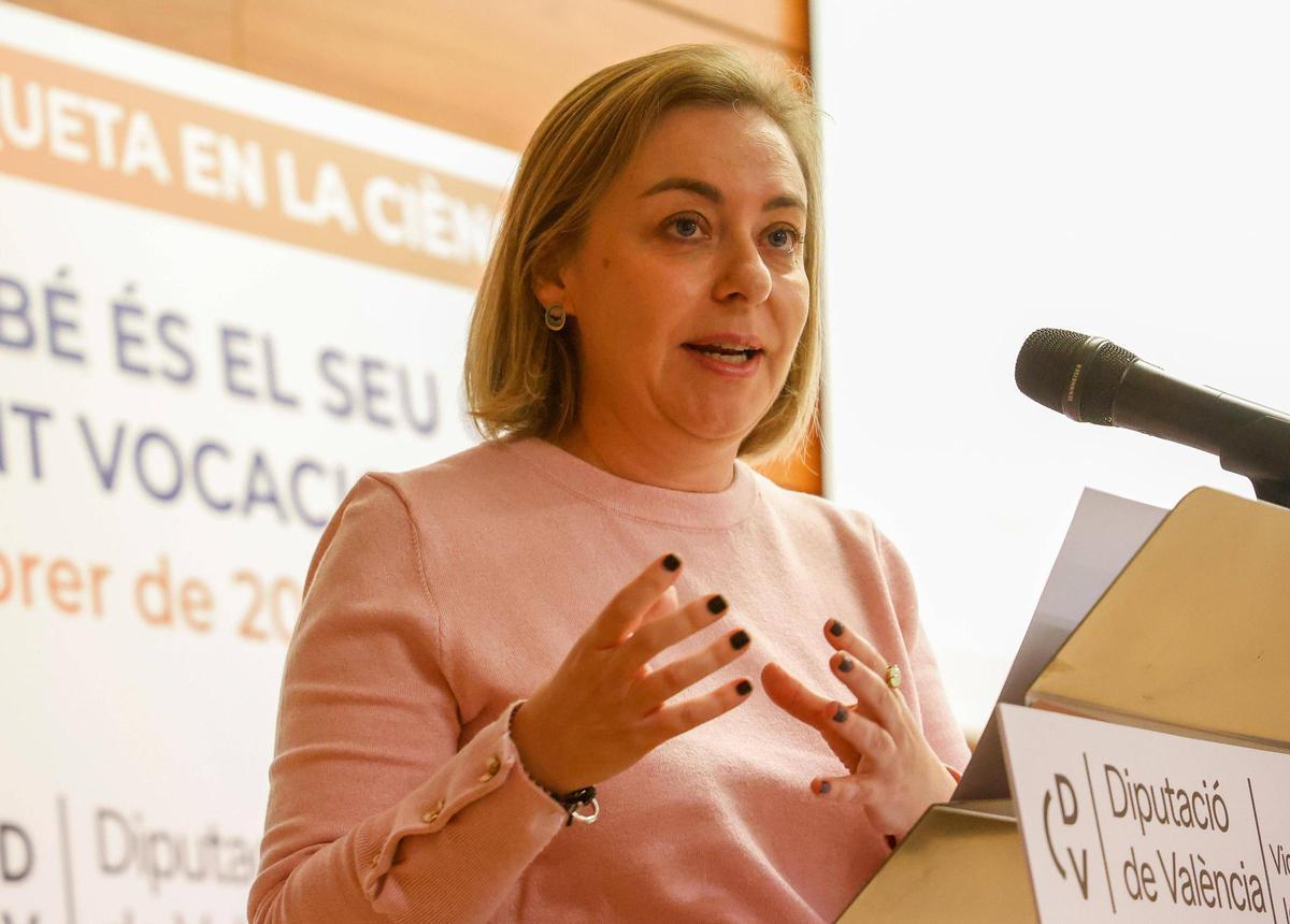La vicepresidenta primera de la Diputació de València, Natàlia Enguix.