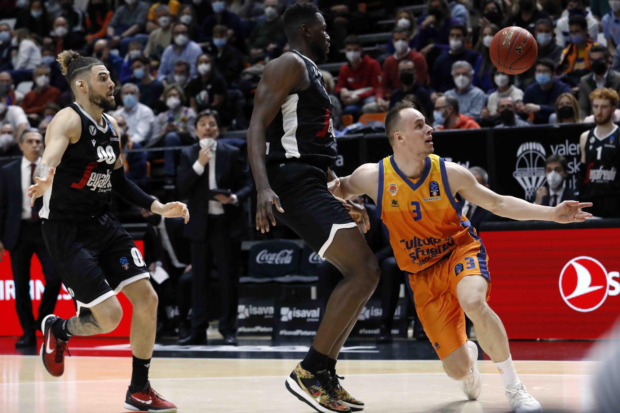 Partido de EuroCup Valencia Basket- Virtus Bolonia