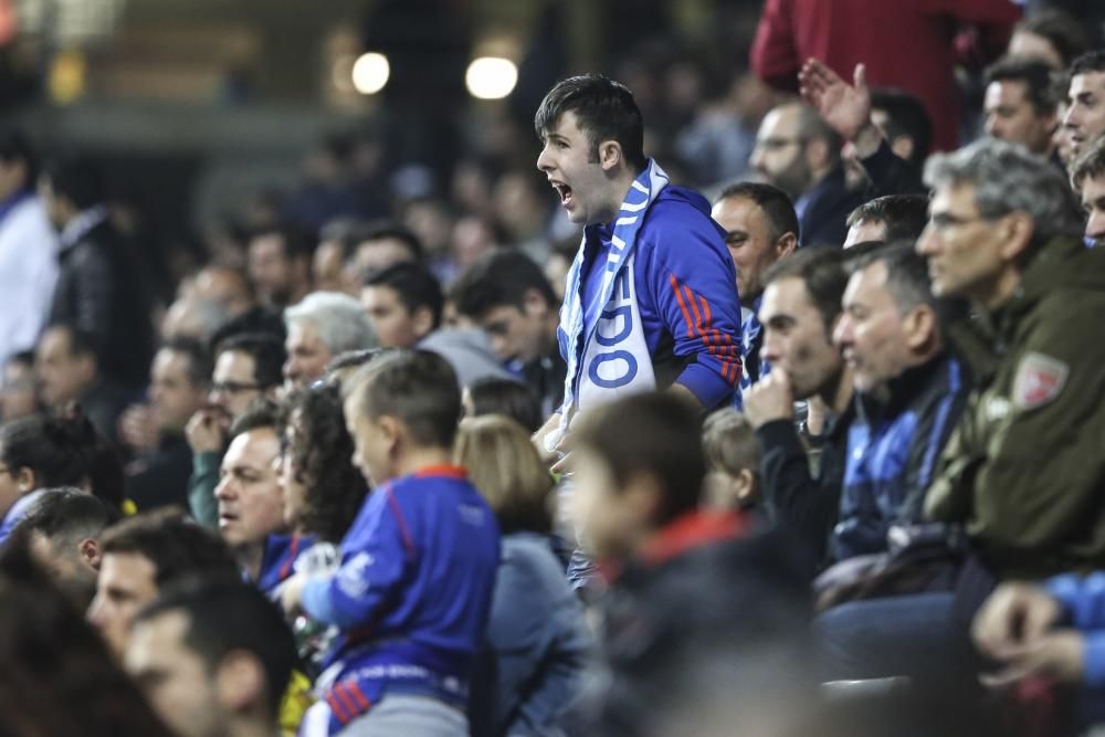 El partido entre el Real Oviedo y el Real Valladolid, en imágenes