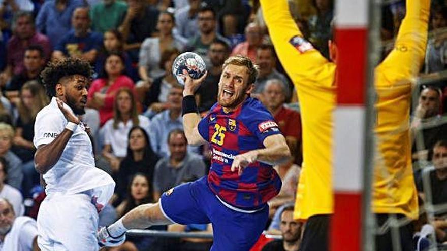 El Barça supera el PSG en un gran partit al Palau (36-32)