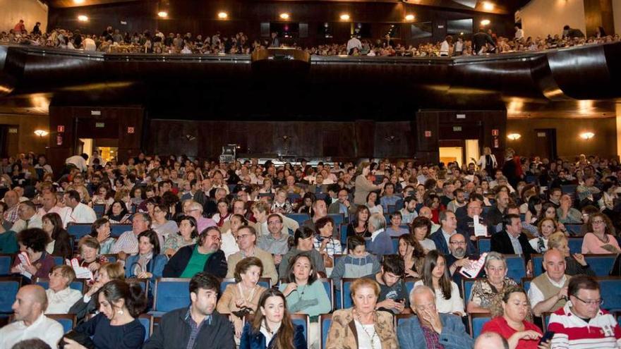 Las butacas del Auditorio, ayer, a rebosar.