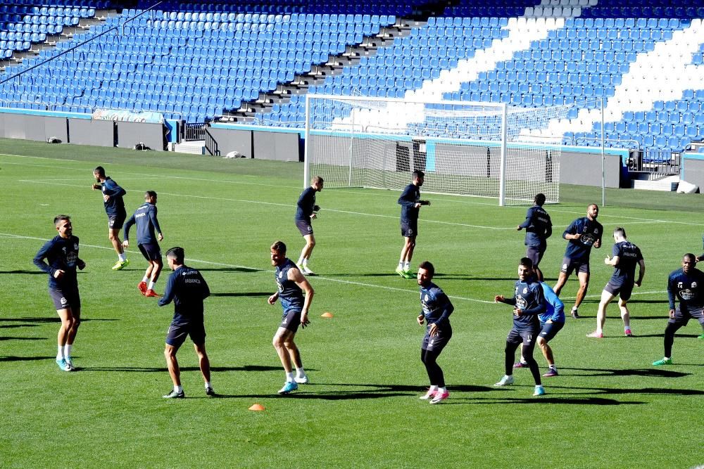 El Dépor prepara en Riazor el duelo de Anoeta