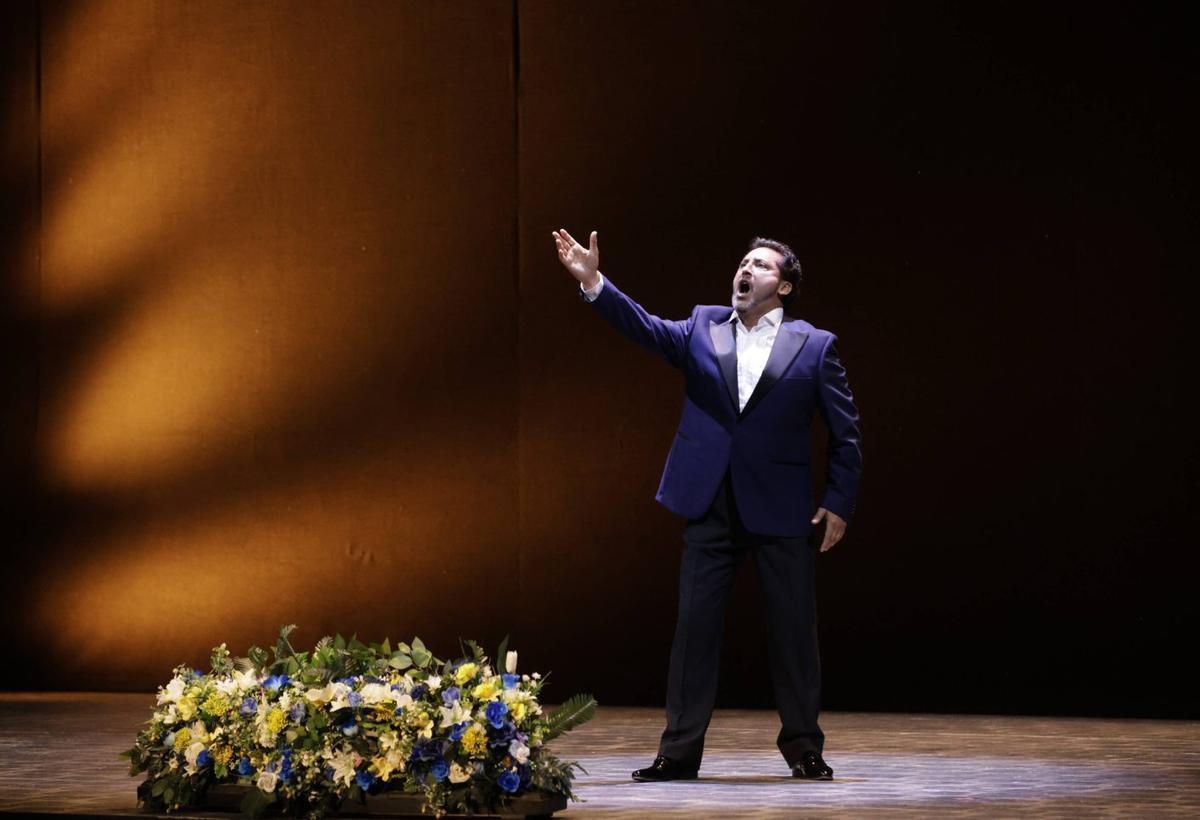 Jorge de León, ayer, en el concierto. | JUAN PLAZA