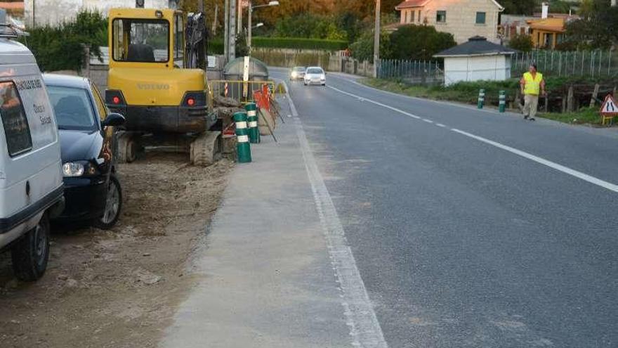 El lugar de Castrelo, en Cela, donde se ejecuta una de las obras.// GN