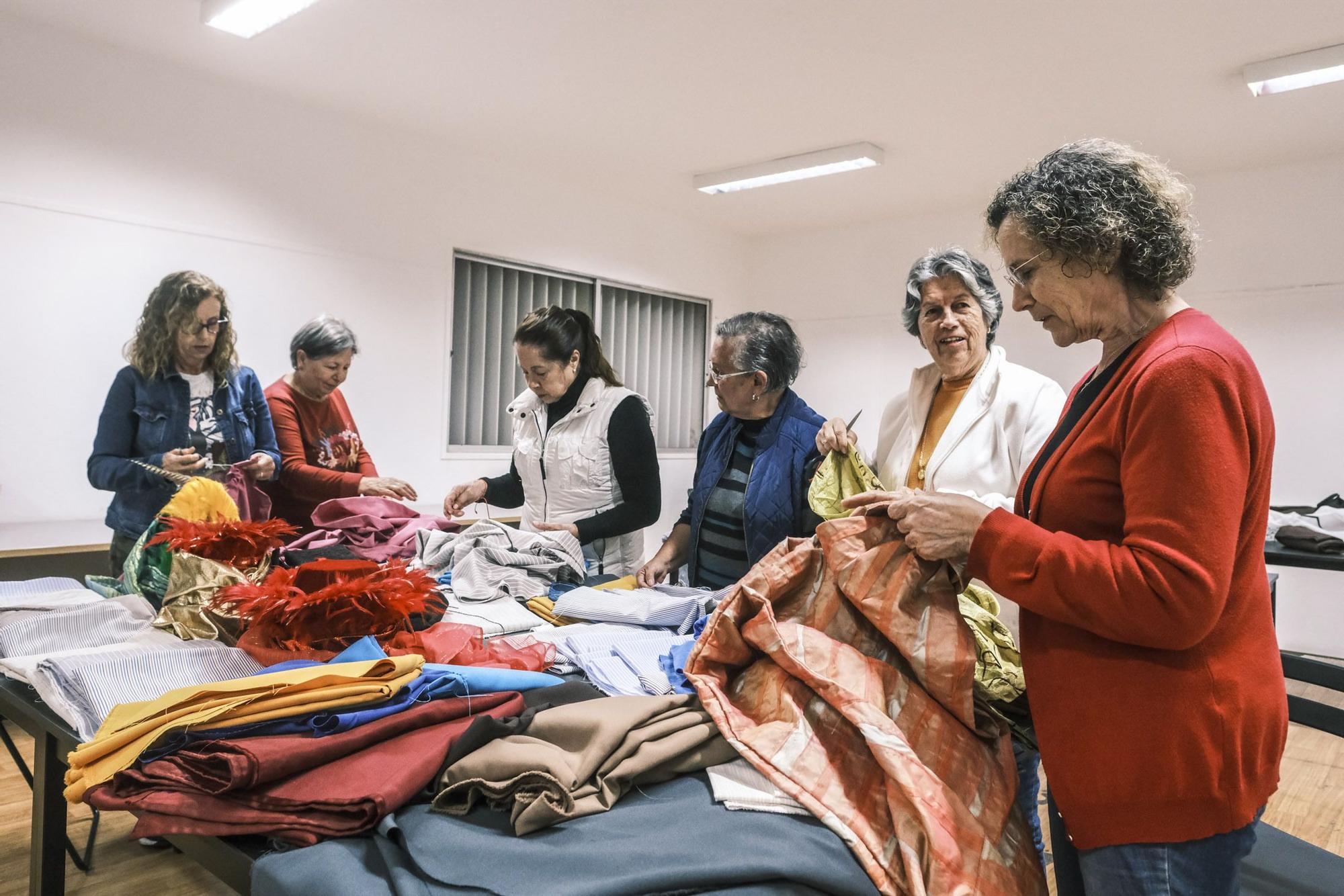 Ensayo del Belén Viviente realizado por vecinos de Tamaraceite