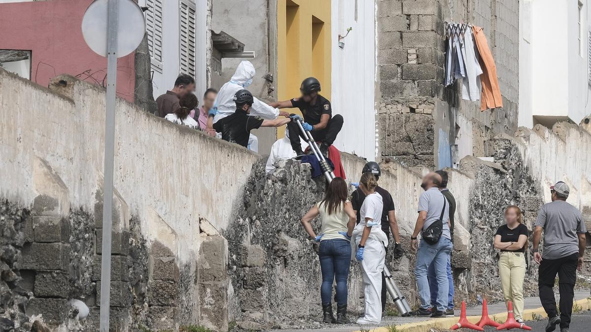 Reconstrucción de la menor quemada en La Isleta