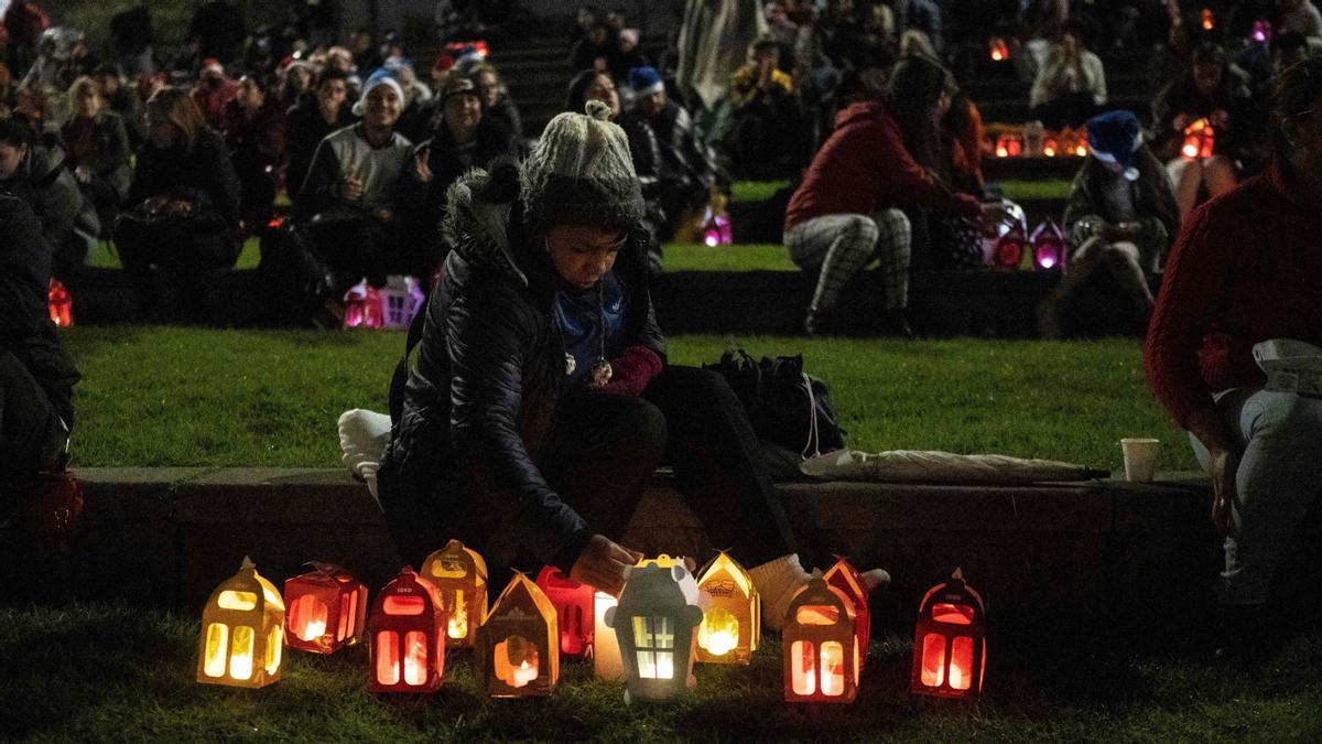 Día de las velitas en Bogotá