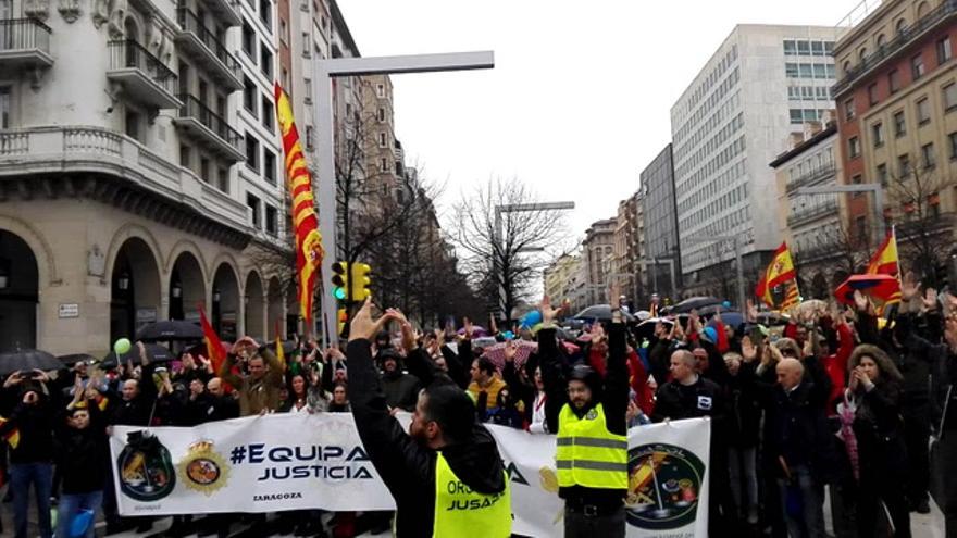 Manifestación JUSAPOL