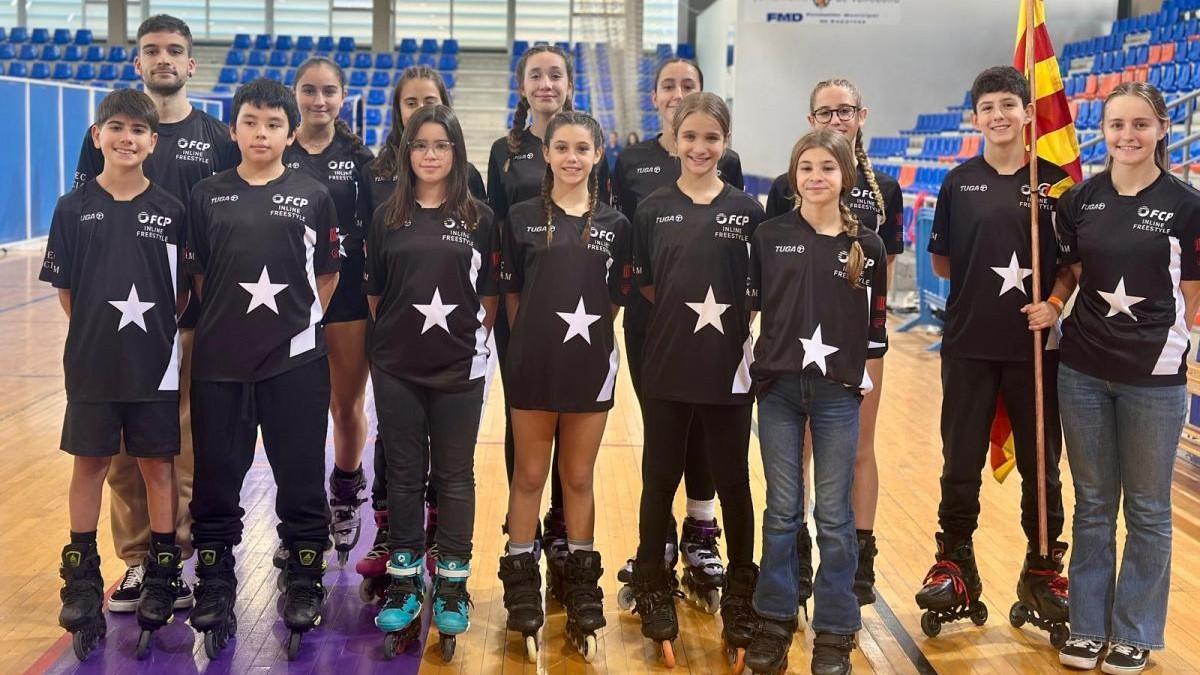 Bon paper de la selecció catalana d'InlineFreestyle SUB14 a Valladolid