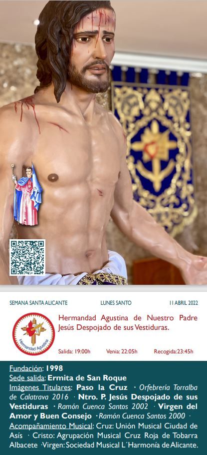 Información sobre la procesión de la hermandad Agustina en la revista El Capuchino