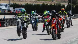 El piloto de Llocnou Eric Tomás roza el podio en la prueba del Campeonato de España de Supermotard en Albaida