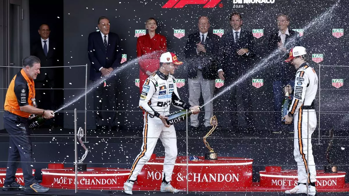 Norris resurge en Mónaco y Alonso sufre un cruel abandono