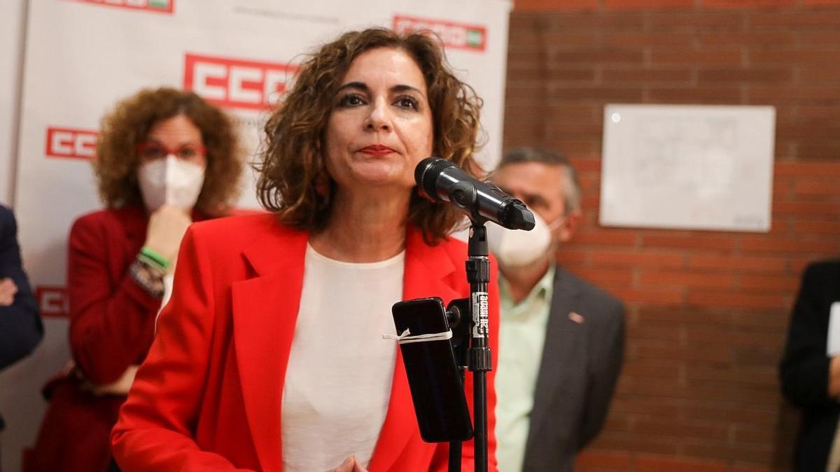 La ministra de Hacienda y portavoz del Gobierno, María Jesús Montero.