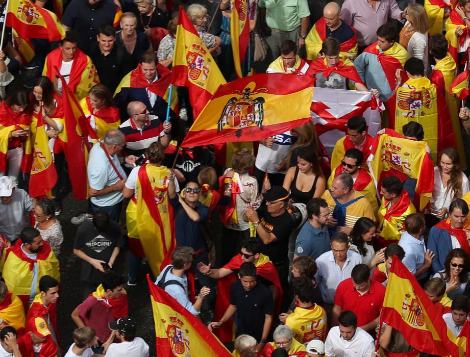 Manifestación en contra del referéndum