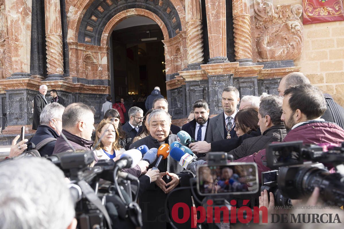 Clausura Año Jubilar de Caravaca (recepción de invitados)