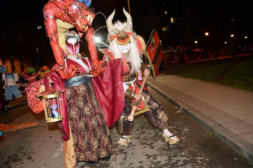 Desfile del Antroxu en Mieres