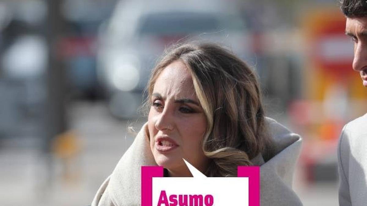 Rocío Flores por las calles de Madrid