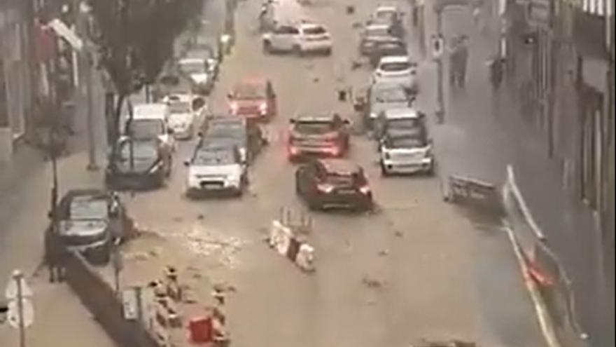 Las fuertes lluvias desatan riadas e inundaciones en Oporto