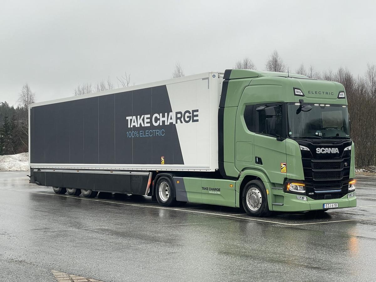 Camión SCANIA 100% eléctrico