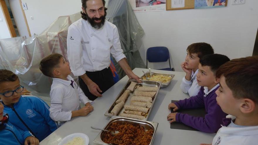 Escolares de Los Garres y Alcantarilla, con las manos en la masa