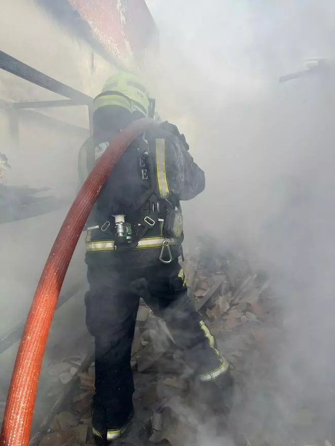 Incendio en el hotel okupado de Callao Salvaje