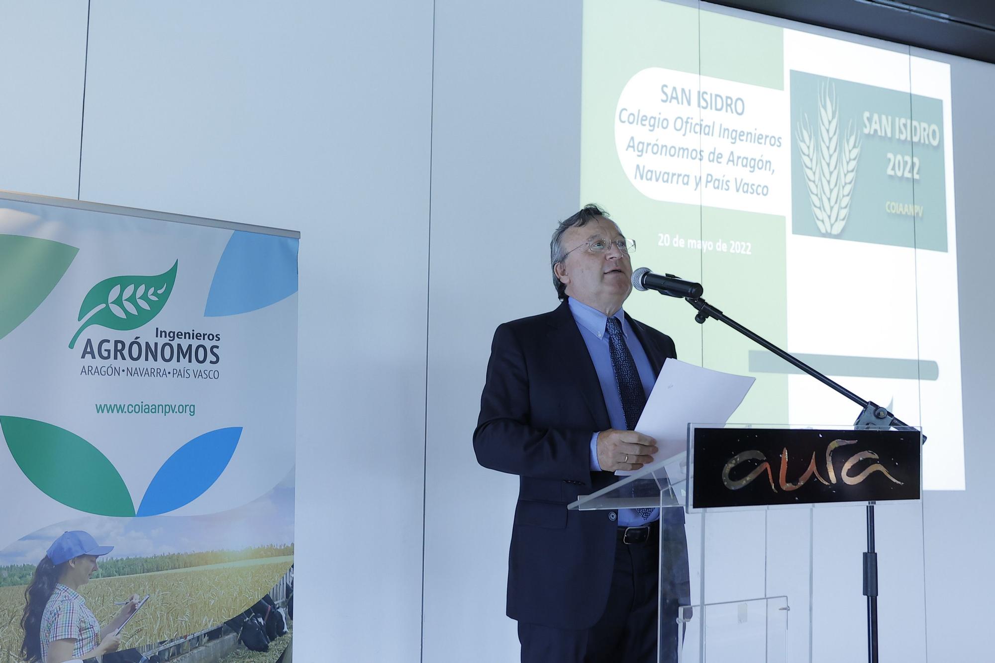 Gala y entrega de premios anual del Colegio Oficial de Ingenieros Agrónomos de Aragón, Navarra y País Vasco