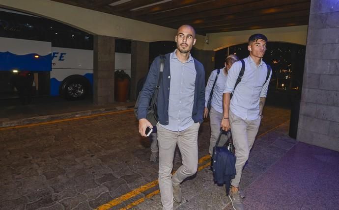 16/02/2018 SAN AGUSTIN. LLegada del Sevilla FC al Hotel Melía Tamarindo. FOTO: J. PÉREZ CURBELO