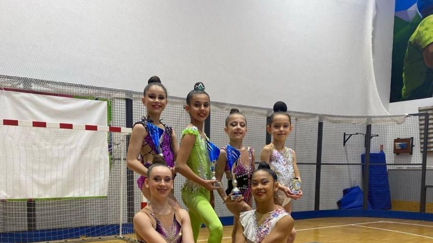 Éxito de las gimnastas de las Cuencas en el Campeonato regional disputado en Lena