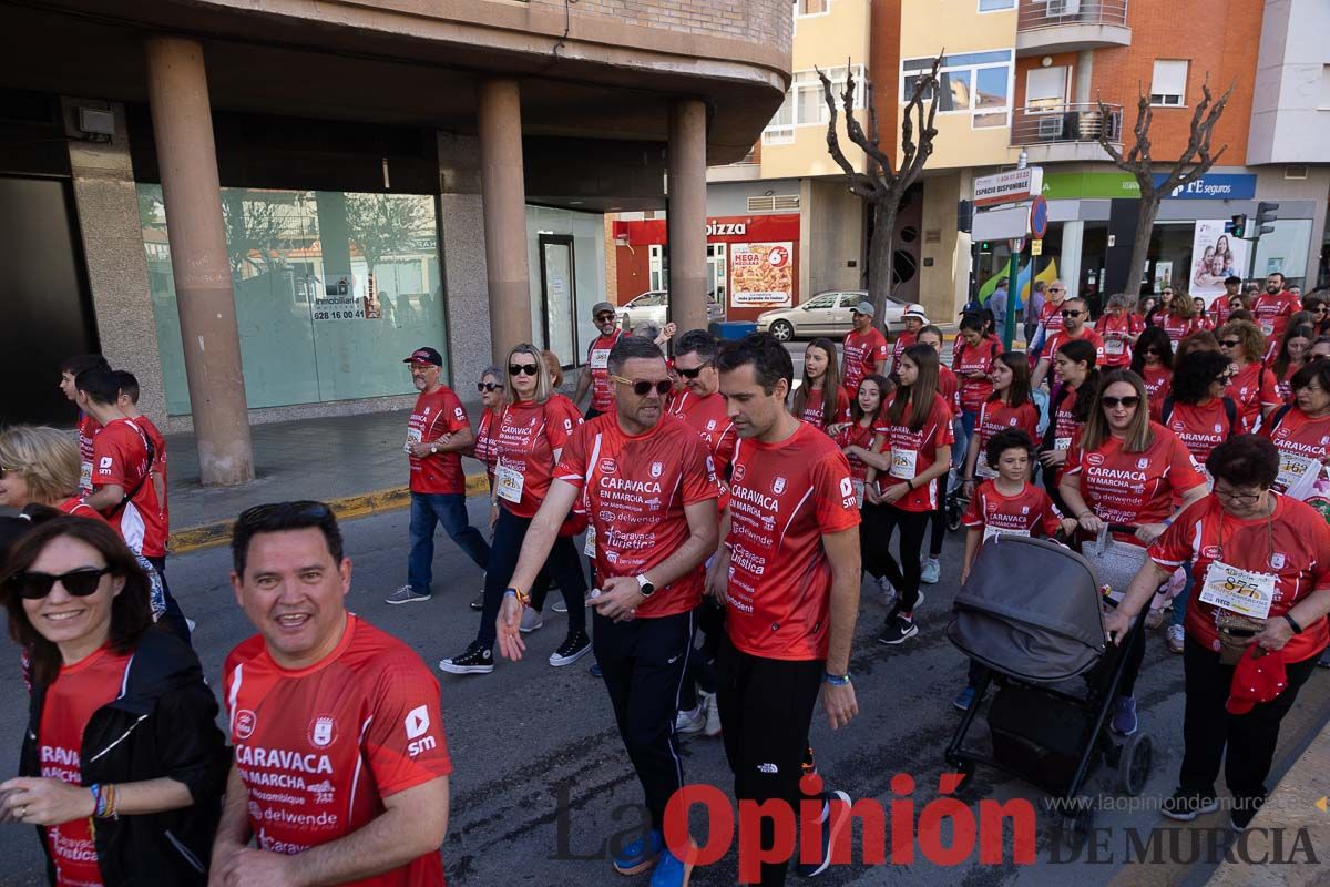 Marcha de la ONG Delwende en Caravaca